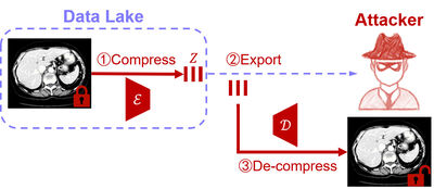 Data Exfiltration by Compression Attack: Definition and Evaluation on Medical Image Data cover file